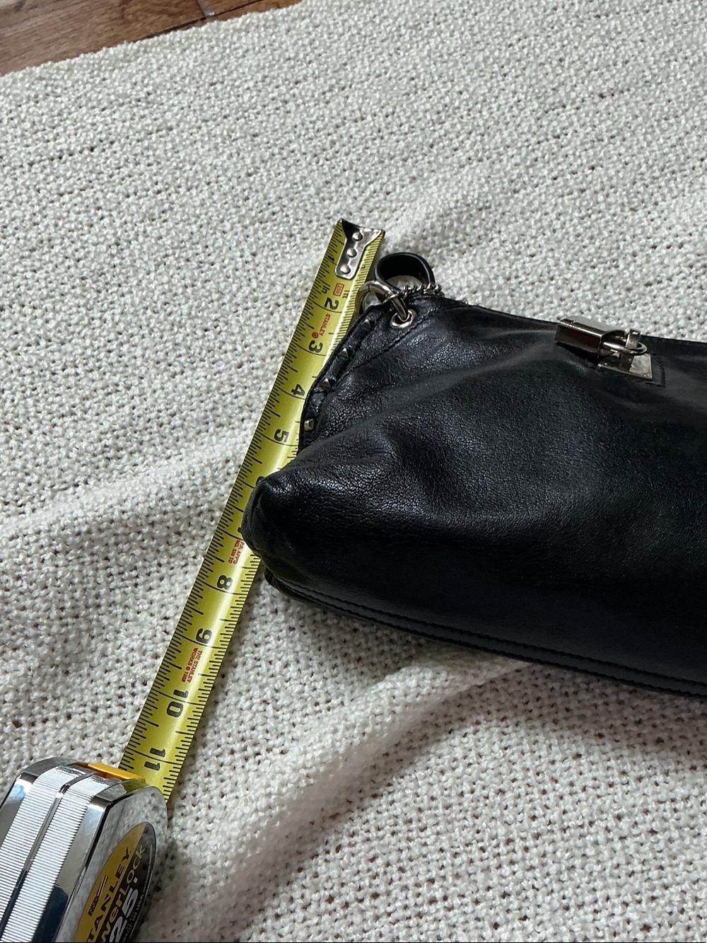 Marc Jacobs Leather Padlock Chain Shoulder Strap & Removable Crossbody Strap - Picture 10 of 14